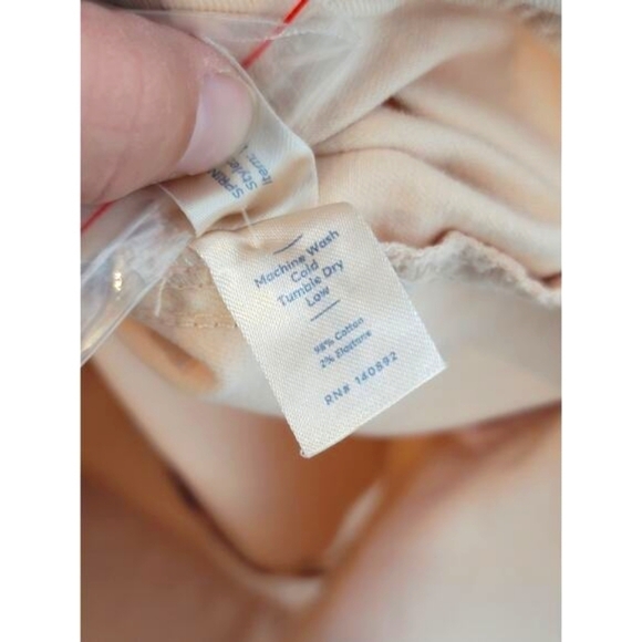 MARINE LAYER BRIDGET SLIM WIDE LEG CROP PANTS IN PEACH WHIP, SZ 14 - Picture 12 of 16